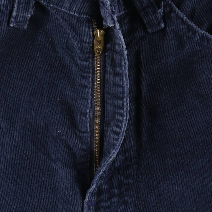 1970'S Levi's corduroy pants, made in Canada, women's size L (equivalent to W29), vintage. cotton navy blue type Vintage Second Hand