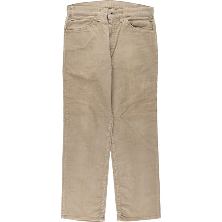 ~1990'S Levi's 519-1523 Corduroy Pants, Men's W32 (approx.), Vintage unclear Khaki type beige Vintage Second Hand
