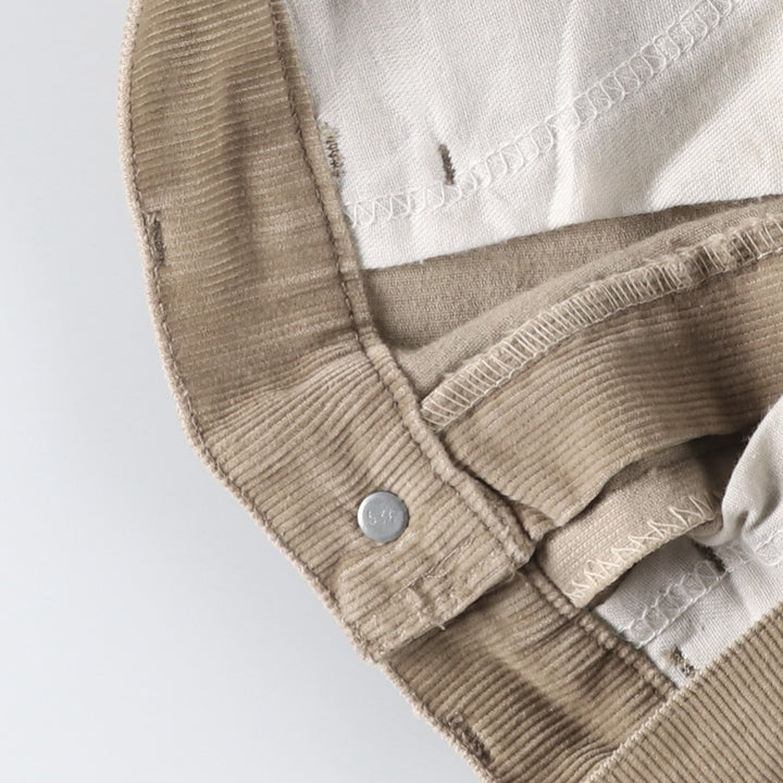 ~1990'S Levi's 519-1523 Corduroy Pants, Men's W32 (approx.), Vintage unclear Khaki type beige Vintage Second Hand