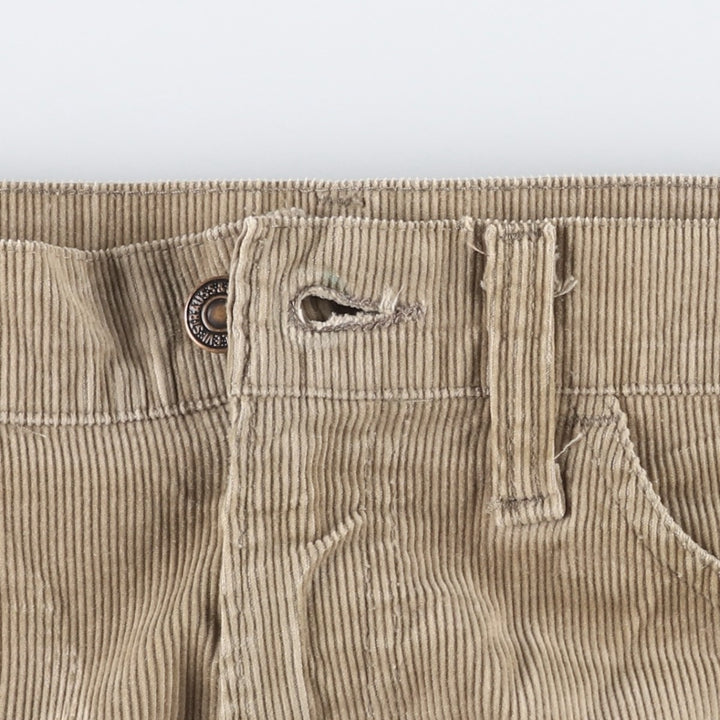 ~1990'S Levi's 519-1523 Corduroy Pants, Men's W32 (approx.), Vintage unclear Khaki type beige Vintage Second Hand