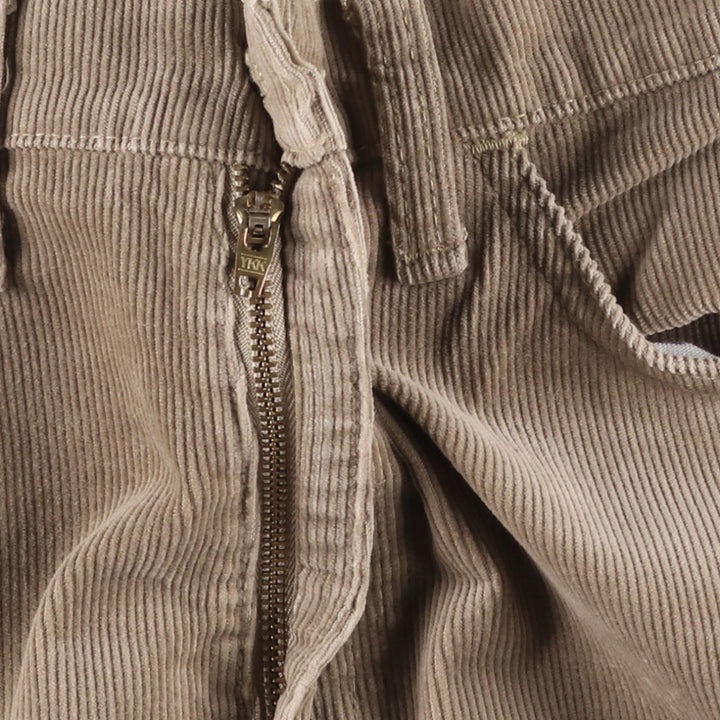 1990'S Levi's 519-1523 Corduroy Pants, Made in USA, Men's Size W33 (approx.), Vintage cotton Khaki type Vintage Second Hand