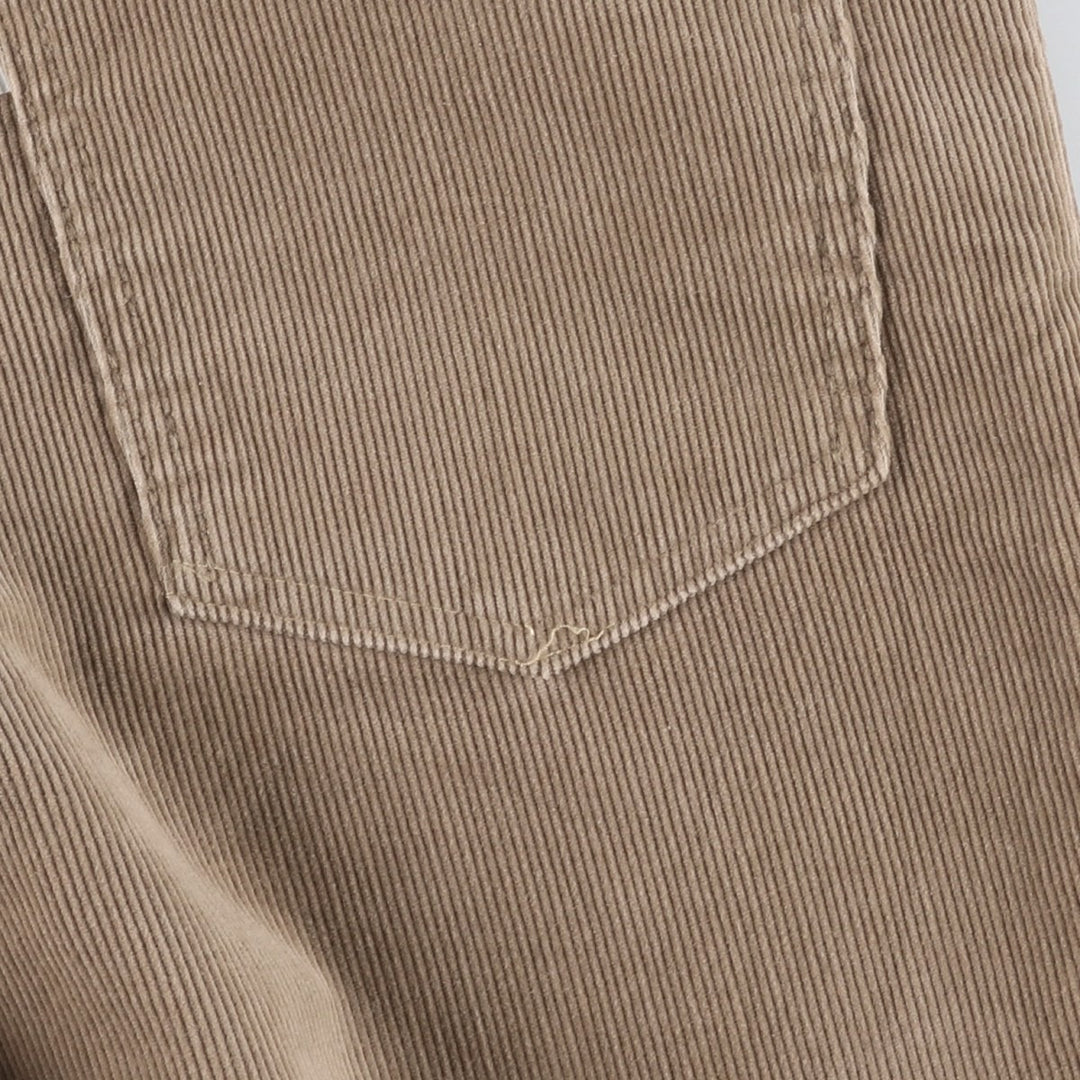 1990'S Levi's 519-1523 Corduroy Pants, Made in USA, Men's Size W33 (approx.), Vintage cotton Khaki type Vintage Second Hand