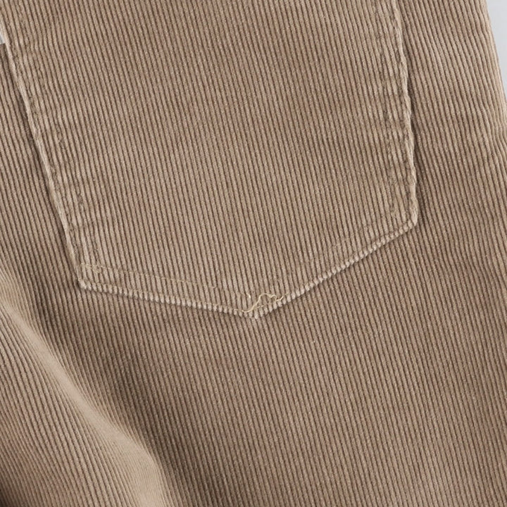 1990'S Levi's 519-1523 Corduroy Pants, Made in USA, Men's Size W33 (approx.), Vintage cotton Khaki type Vintage Second Hand