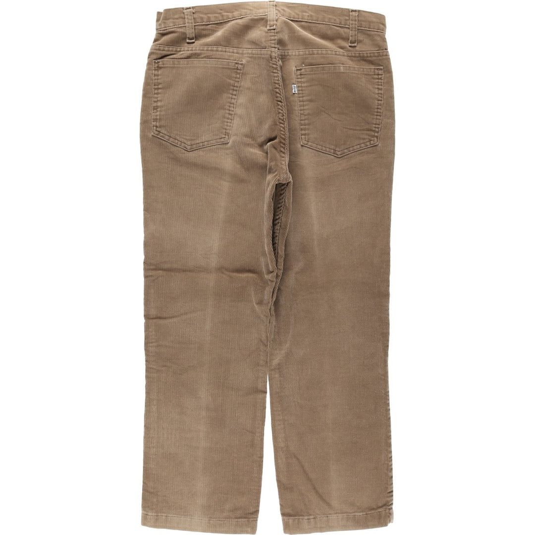 Levi's 519-1529 Corduroy Pants, Men's Size W33 (approx.) unclear Khaki type beige Vintage Second Hand