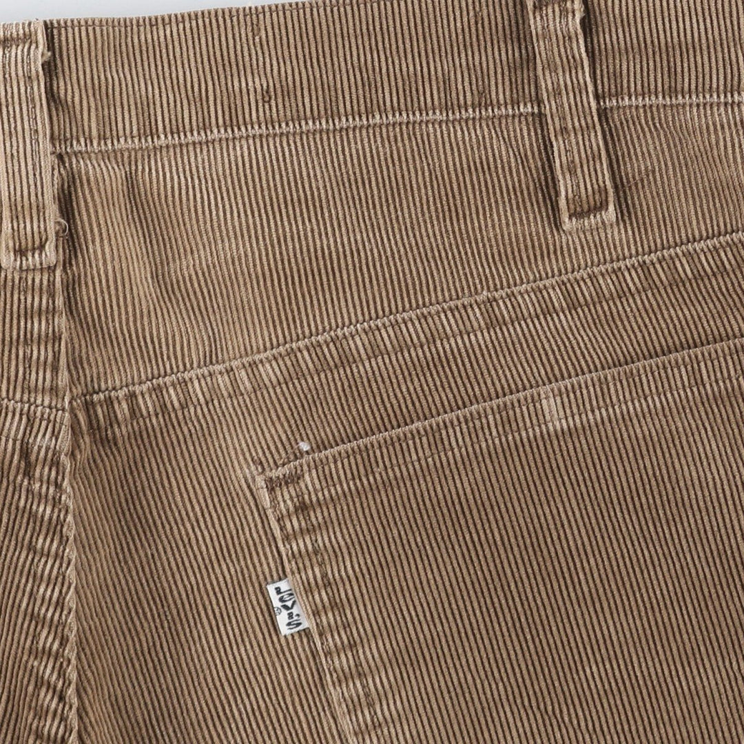Levi's 519-1529 Corduroy Pants, Men's Size W33 (approx.) unclear Khaki type beige Vintage Second Hand