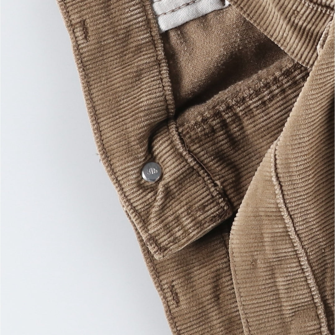 Levi's 519-1529 Corduroy Pants, Men's Size W33 (approx.) unclear Khaki type beige Vintage Second Hand
