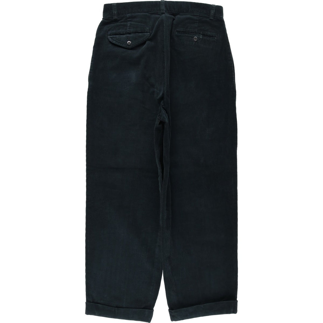 Ralph Lauren POLO by Ralph Lauren Corduroy Pants Men's W31 cotton Green type dark green Vintage Second Hand