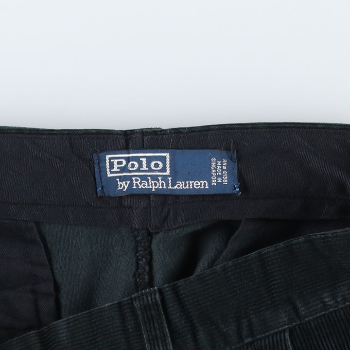 Ralph Lauren POLO by Ralph Lauren Corduroy Pants Men's W31 cotton Green type dark green Vintage Second Hand
