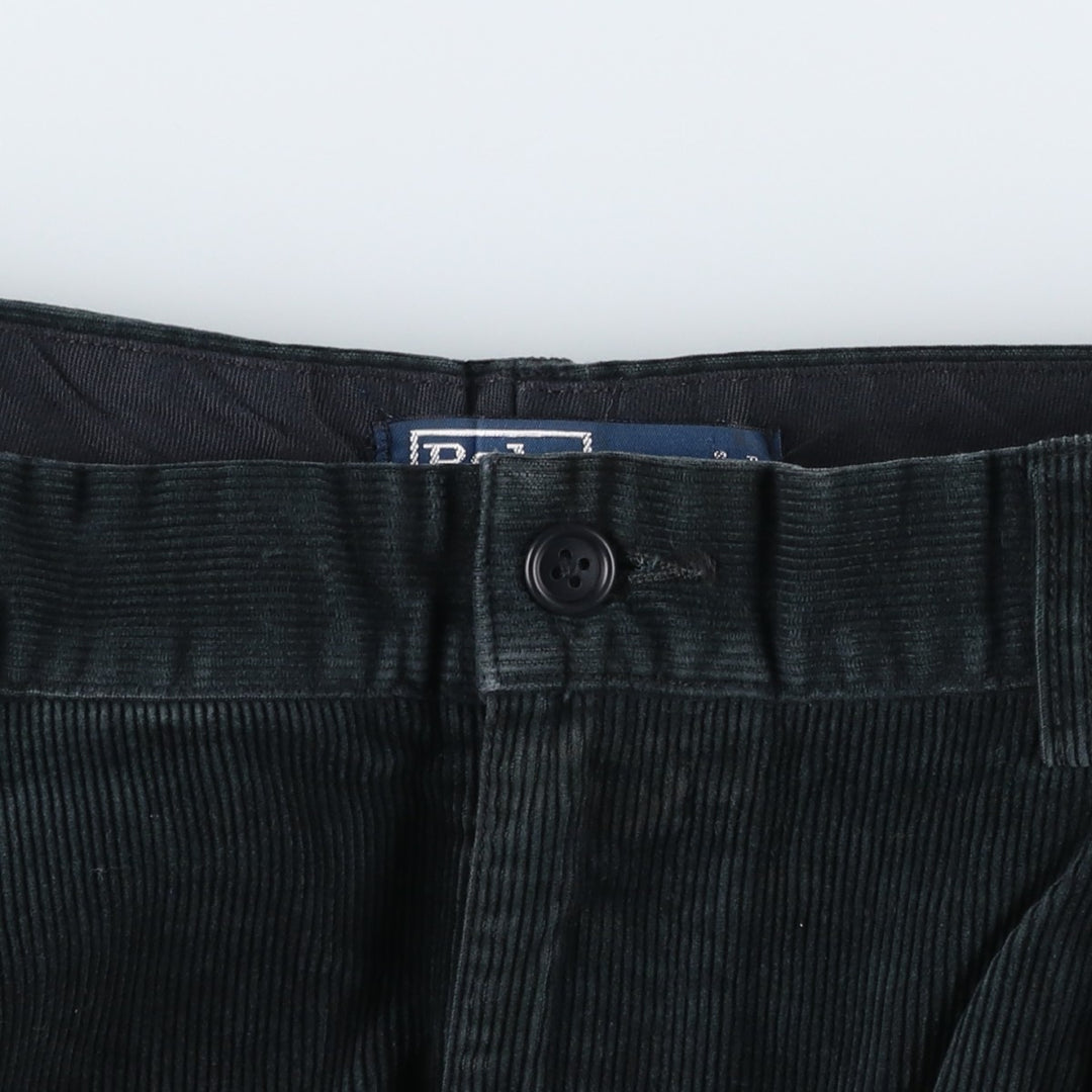 Ralph Lauren POLO by Ralph Lauren Corduroy Pants Men's W31 cotton Green type dark green Vintage Second Hand