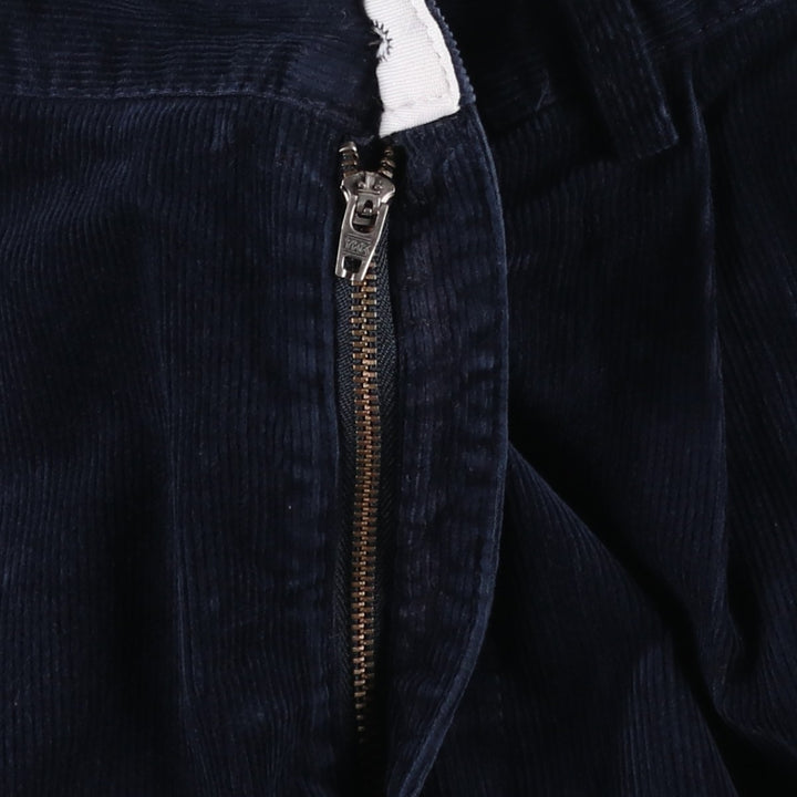 Ralph Lauren POLO by Ralph Lauren HAMOND PANT Corduroy Pants, Men's W35 (approx.) cotton navy blue type Vintage Second Hand