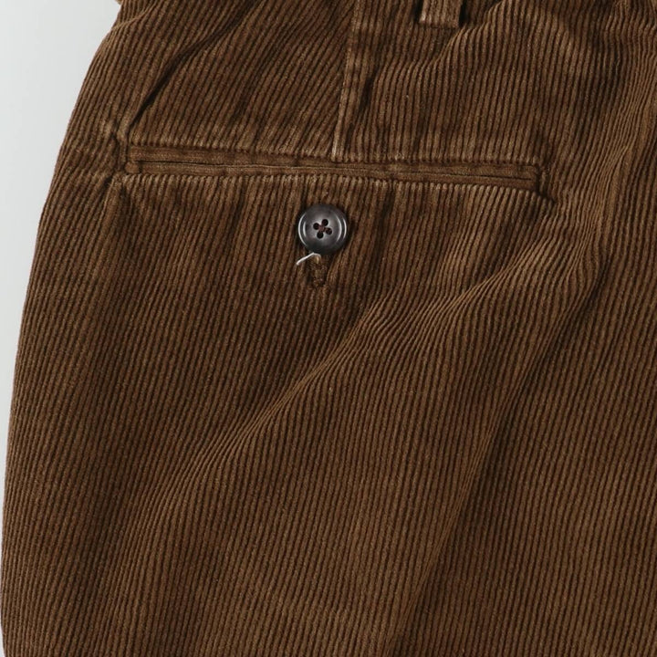 Ralph Lauren POLO RALPH LAUREN corduroy pants, men's size W34 cotton brown type Vintage Second Hand