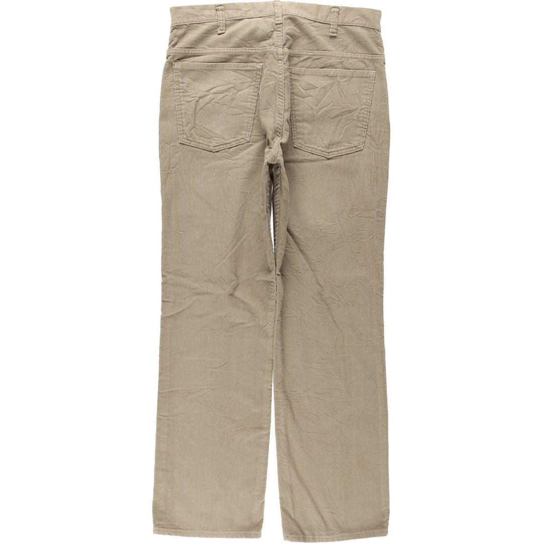 ~90'S JCPenney Corduroy Pants, Made in USA, Men's W34 (approx.), Vintage cotton Khaki type beige Vintage Second Hand