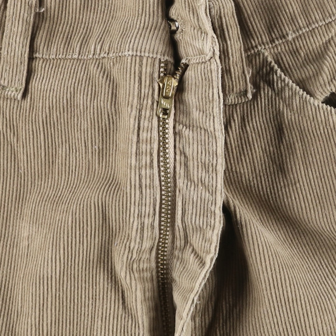 ~90'S JCPenney Corduroy Pants, Made in USA, Men's W34 (approx.), Vintage cotton Khaki type beige Vintage Second Hand