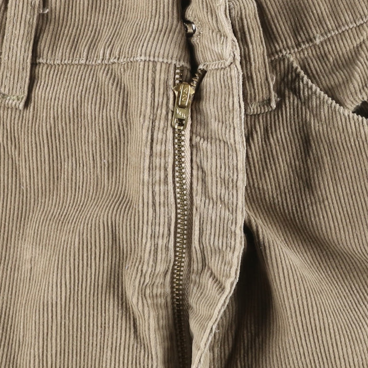 ~90'S JCPenney Corduroy Pants, Made in USA, Men's W34 (approx.), Vintage cotton Khaki type beige Vintage Second Hand