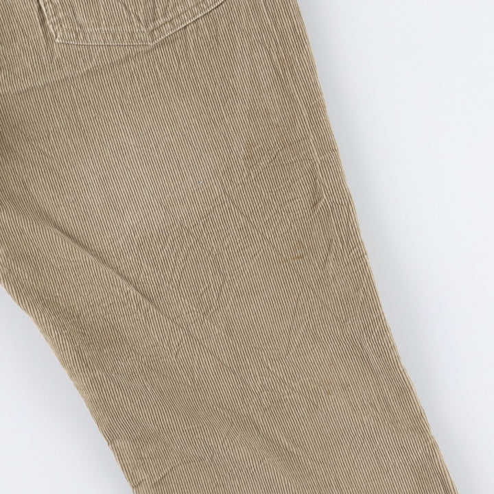 ~90'S JCPenney Corduroy Pants, Made in USA, Men's W34 (approx.), Vintage cotton Khaki type beige Vintage Second Hand