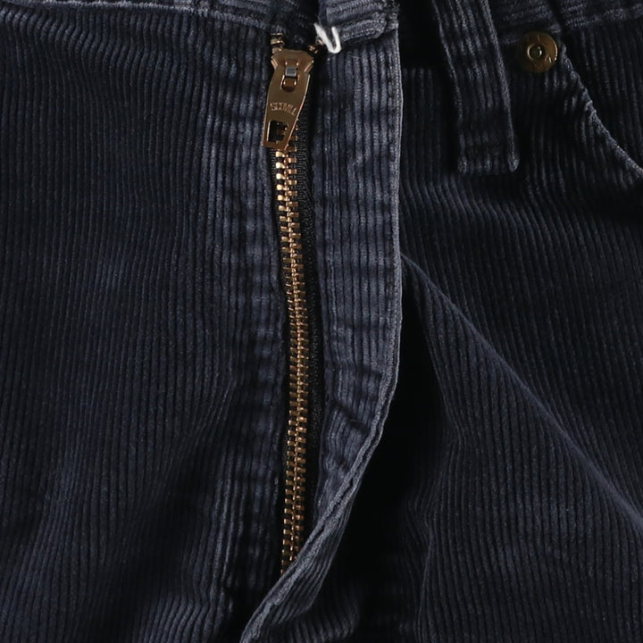 ~90'S Lee RIDERS Corduroy Pants, Made in USA, Men's W28 equivalent, Vintage cotton Charcoal Vintage Second Hand