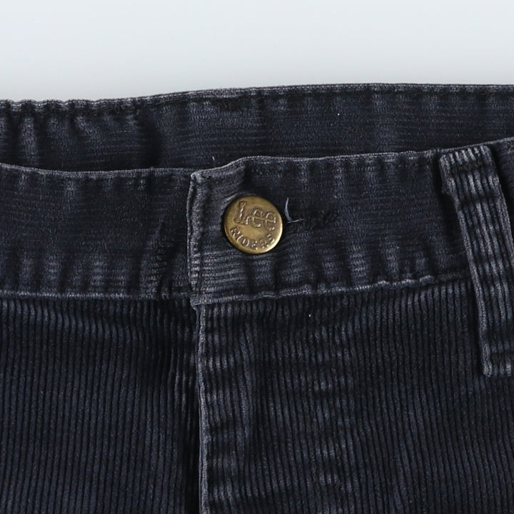 ~90'S Lee RIDERS Corduroy Pants, Made in USA, Men's W28 equivalent, Vintage cotton Charcoal Vintage Second Hand
