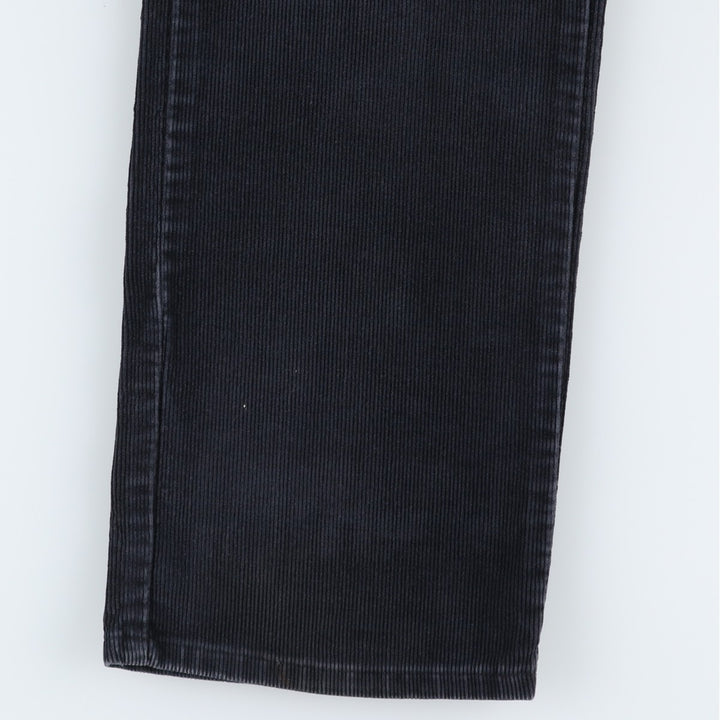~90'S Lee RIDERS Corduroy Pants, Made in USA, Men's W28 equivalent, Vintage cotton Charcoal Vintage Second Hand
