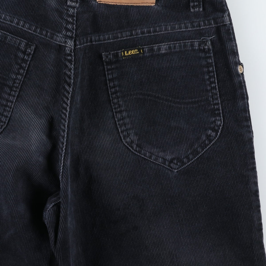 ~90'S Lee RIDERS Corduroy Pants, Made in USA, Men's W28 equivalent, Vintage cotton Charcoal Vintage Second Hand