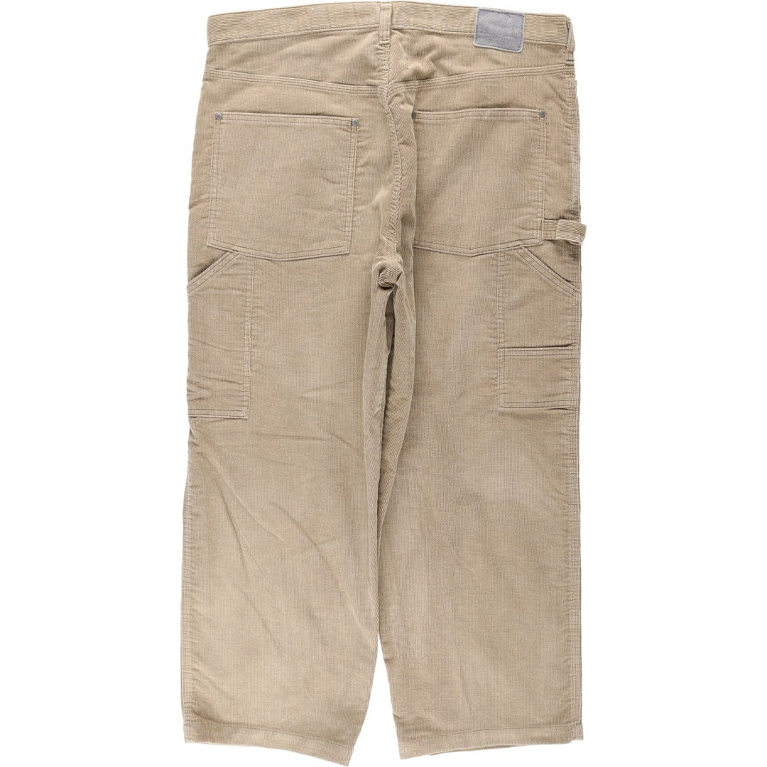 2000'S Levi's SILVER TAB CARPENTER FIT Corduroy Pants, Men's W38 (approx.) cotton Khaki type beige Vintage Second Hand
