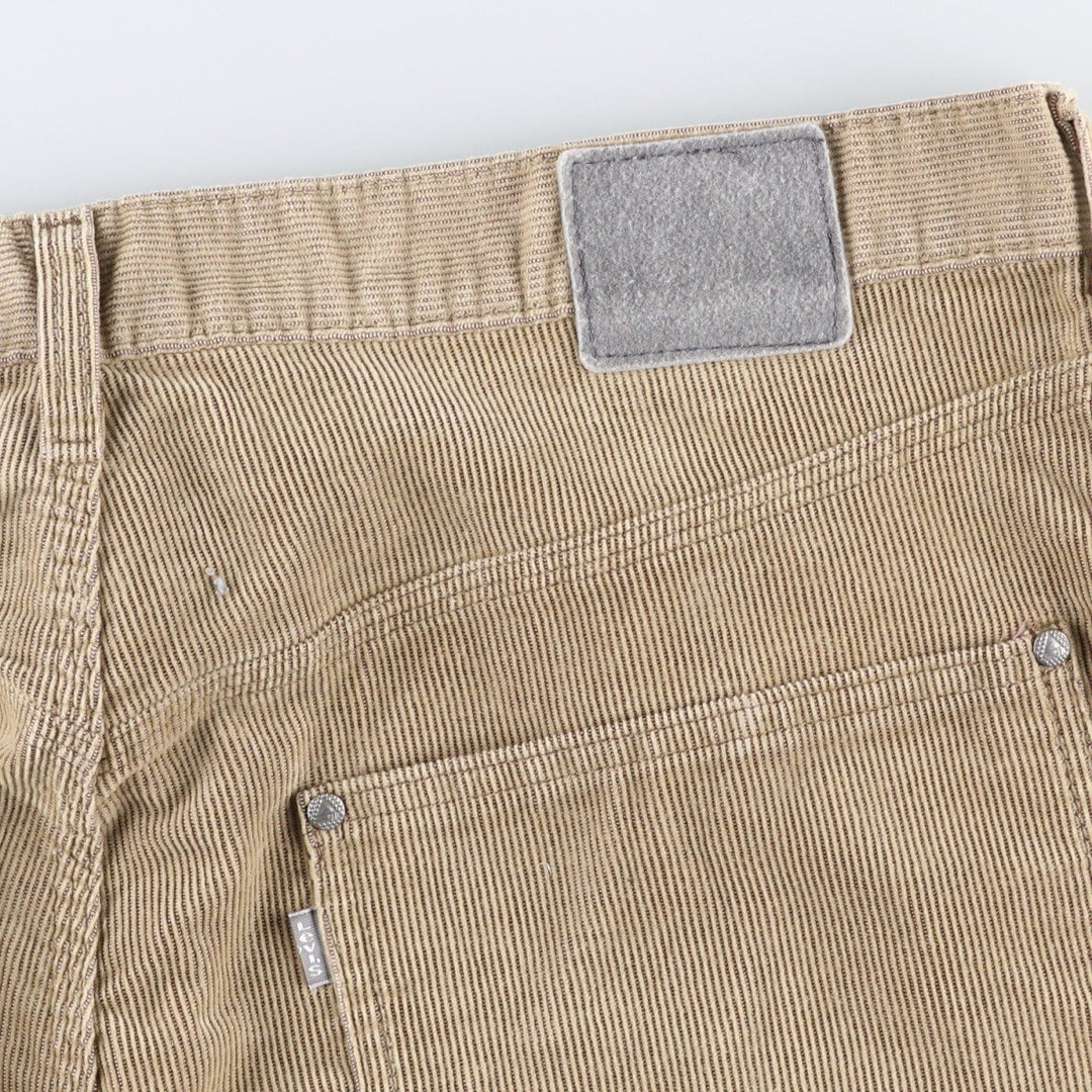 2000'S Levi's SILVER TAB CARPENTER FIT Corduroy Pants, Men's W38 (approx.) cotton Khaki type beige Vintage Second Hand