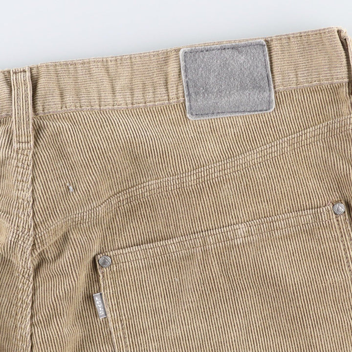 2000'S Levi's SILVER TAB CARPENTER FIT Corduroy Pants, Men's W38 (approx.) cotton Khaki type beige Vintage Second Hand