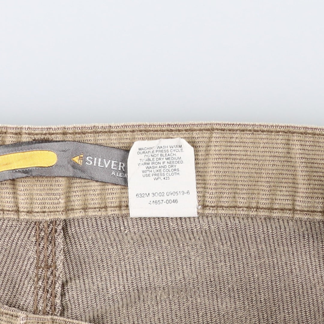 2000'S Levi's SILVER TAB CARPENTER FIT Corduroy Pants, Men's W38 (approx.) cotton Khaki type beige Vintage Second Hand