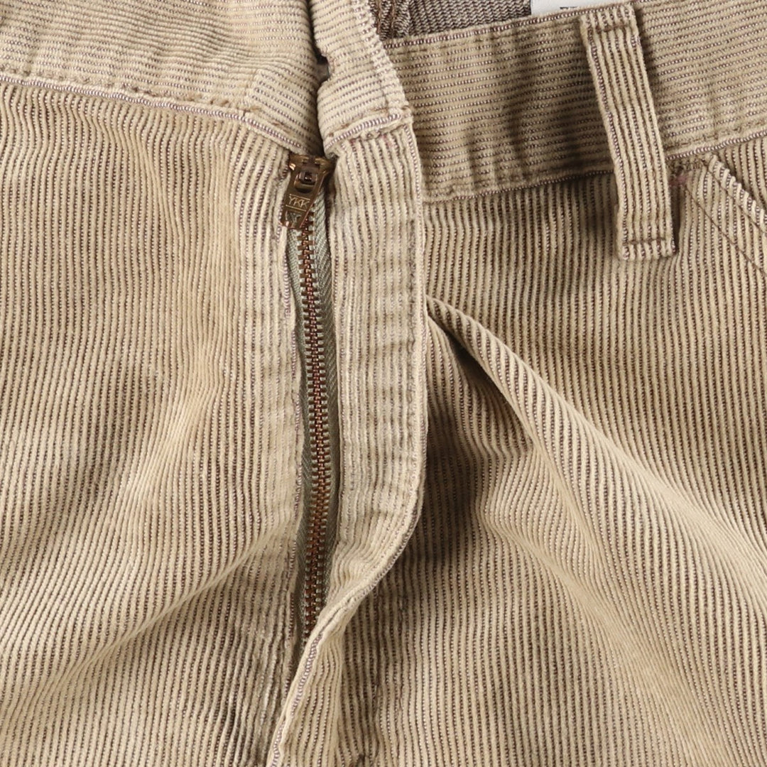 2000'S Levi's SILVER TAB CARPENTER FIT Corduroy Pants, Men's W38 (approx.) cotton Khaki type beige Vintage Second Hand