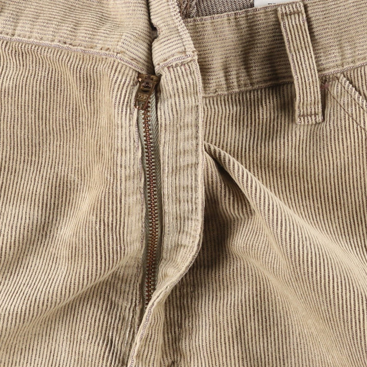 2000'S Levi's SILVER TAB CARPENTER FIT Corduroy Pants, Men's W38 (approx.) cotton Khaki type beige Vintage Second Hand