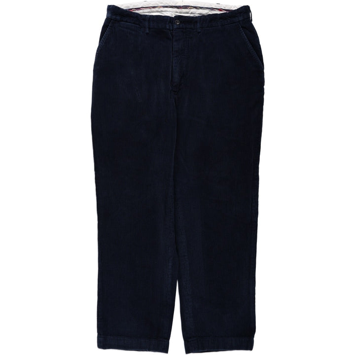 Ralph Lauren POLO by Ralph Lauren wide-wale corduroy pants, men's size W36 (approx.) cotton navy blue type Vintage Second Hand