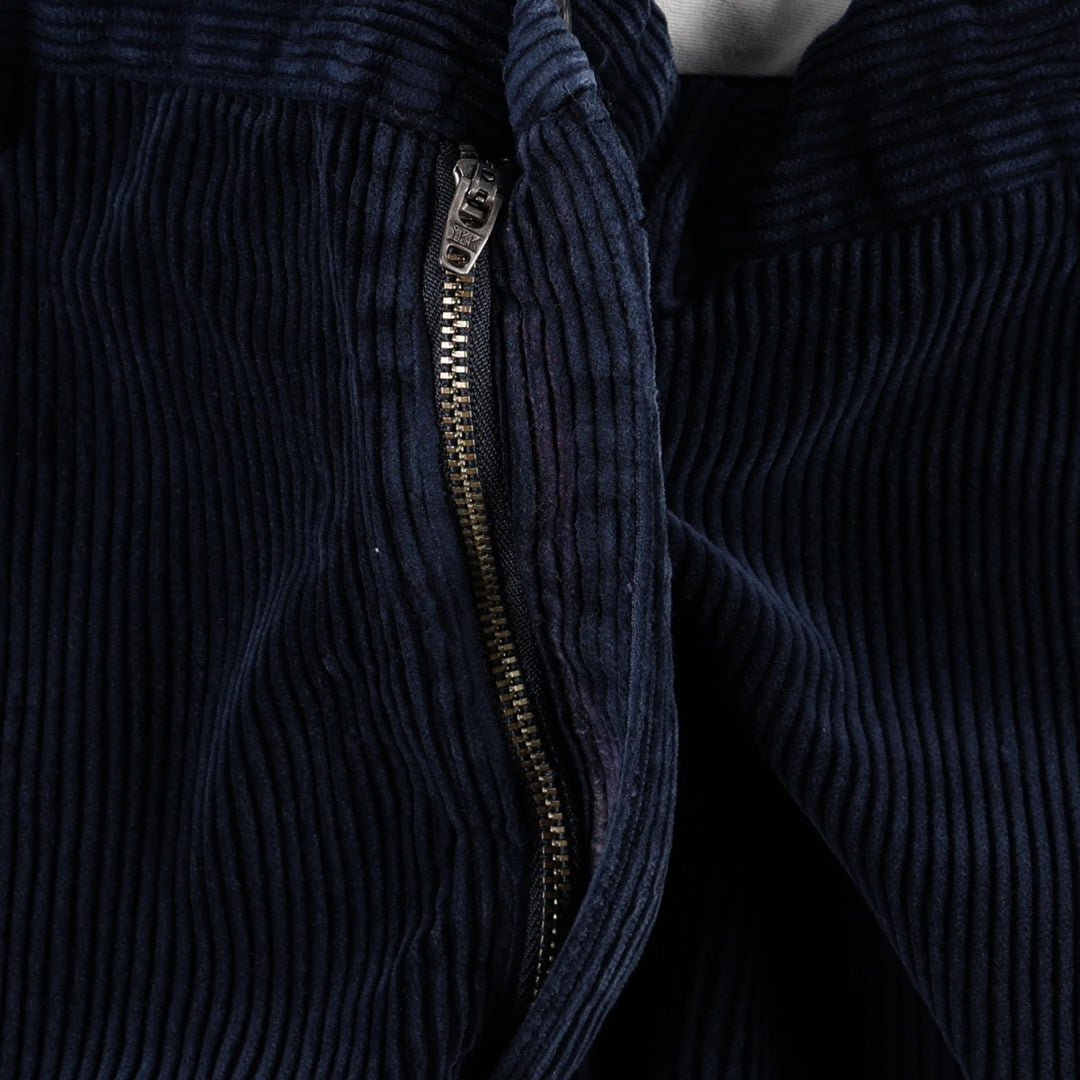 Ralph Lauren POLO by Ralph Lauren wide-wale corduroy pants, men's size W36 (approx.) cotton navy blue type Vintage Second Hand