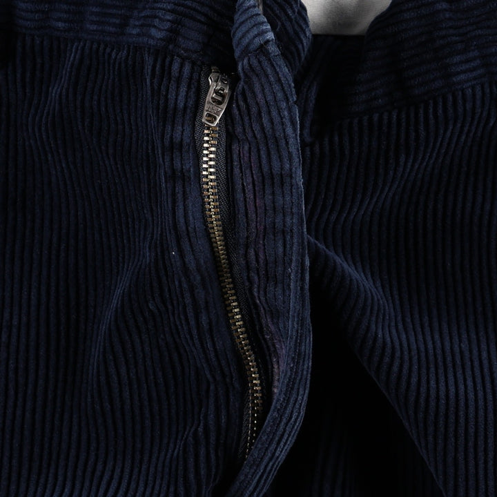 Ralph Lauren POLO by Ralph Lauren wide-wale corduroy pants, men's size W36 (approx.) cotton navy blue type Vintage Second Hand