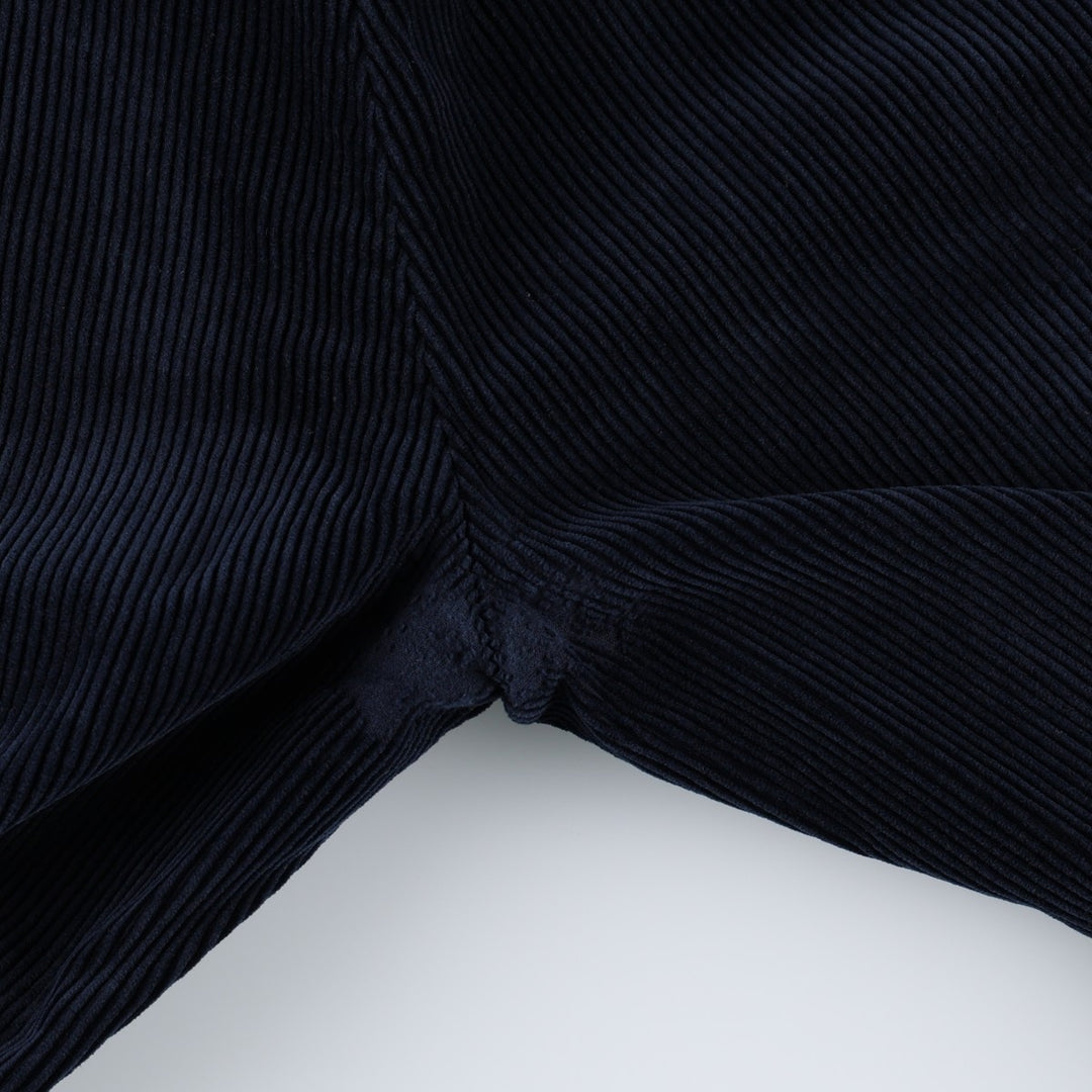 Ralph Lauren POLO by Ralph Lauren wide-wale corduroy pants, men's size W36 (approx.) cotton navy blue type Vintage Second Hand