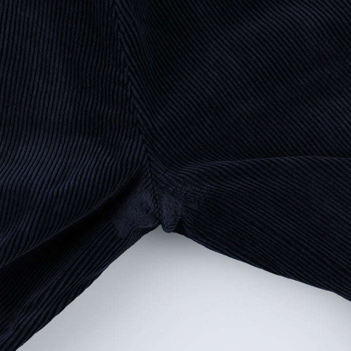 Ralph Lauren POLO by Ralph Lauren wide-wale corduroy pants, men's size W36 (approx.) cotton navy blue type Vintage Second Hand