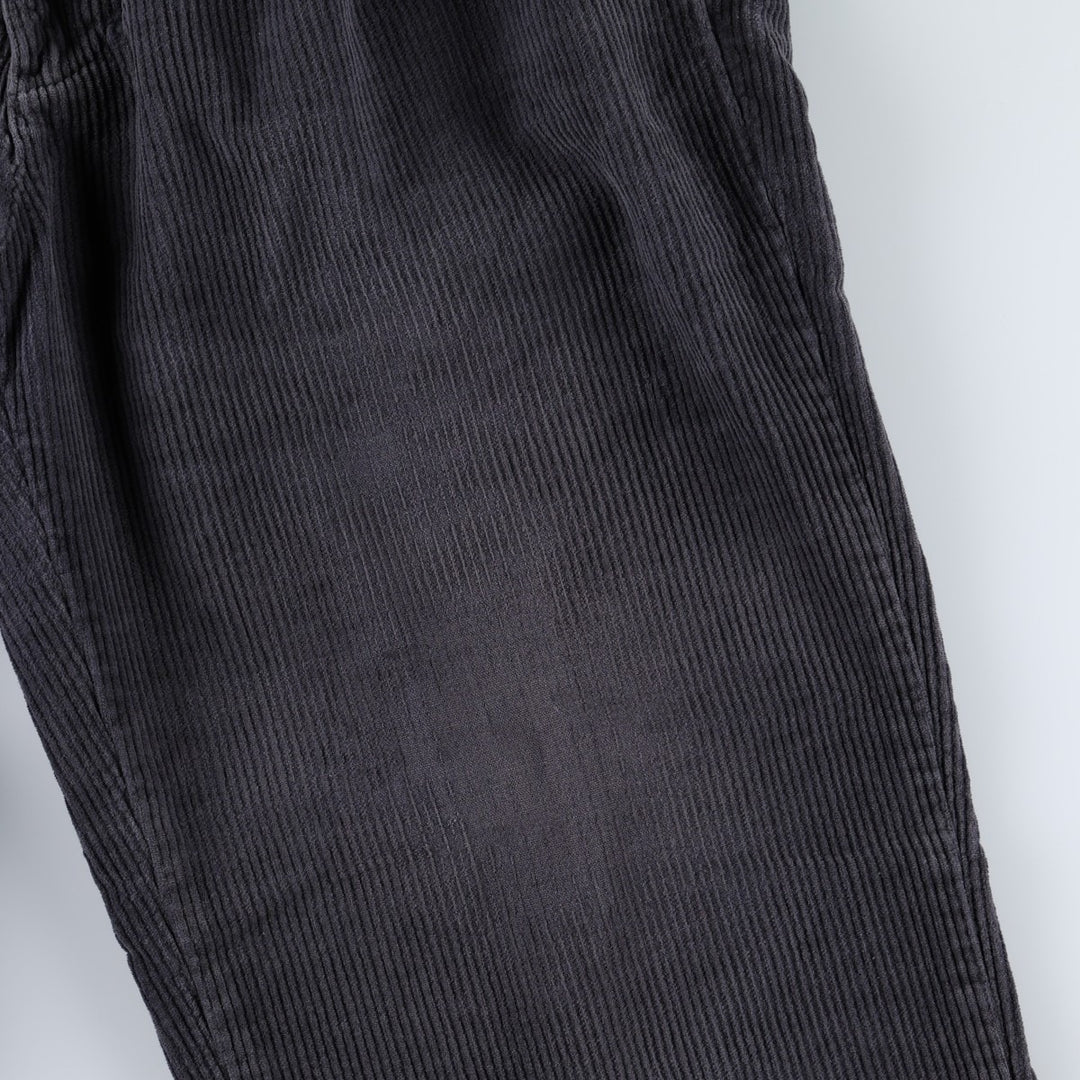 Ralph Lauren POLO by Ralph Lauren ANDREW PANT, two-pleat corduroy pants, men's size W32 cotton navy blue type Vintage Second Hand
