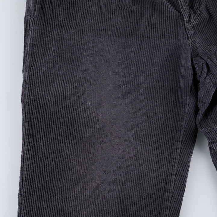 Ralph Lauren POLO by Ralph Lauren ANDREW PANT, two-pleat corduroy pants, men's size W32 cotton navy blue type Vintage Second Hand
