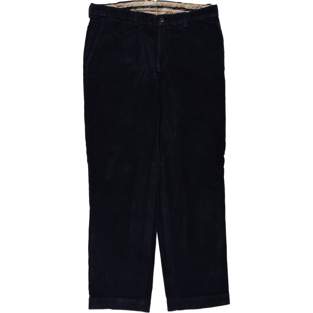 Ralph Lauren POLO by Ralph Lauren PRESTON PANT Wide-wale corduroy pants, men's size W36 (approx.) cotton navy blue type Vintage Second Hand