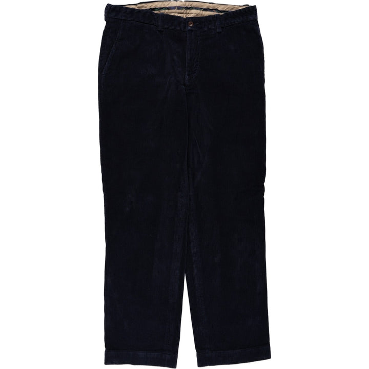 Ralph Lauren POLO by Ralph Lauren PRESTON PANT Wide-wale corduroy pants, men's size W36 (approx.) cotton navy blue type Vintage Second Hand