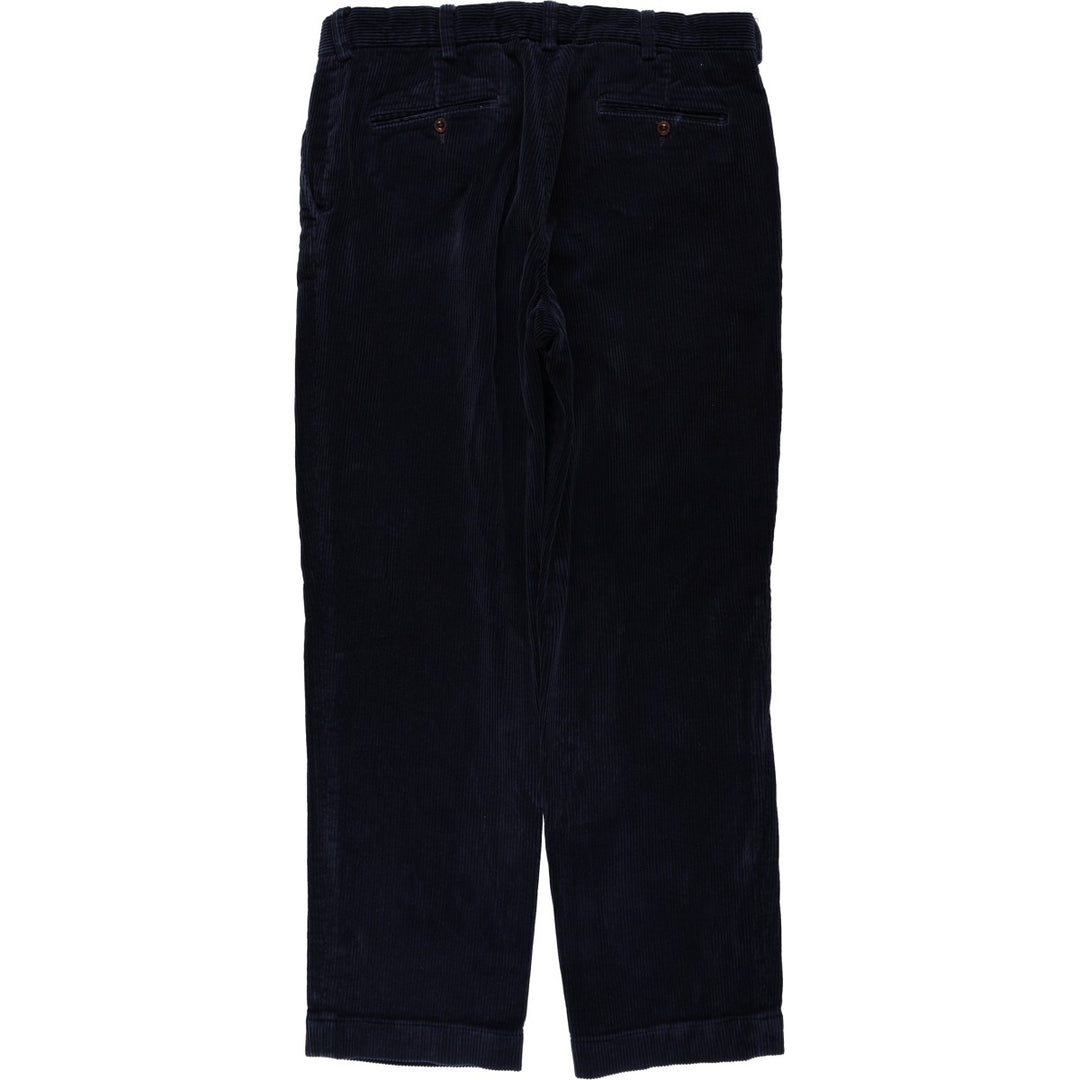Ralph Lauren POLO by Ralph Lauren PRESTON PANT Wide-wale corduroy pants, men's size W36 (approx.) cotton navy blue type Vintage Second Hand