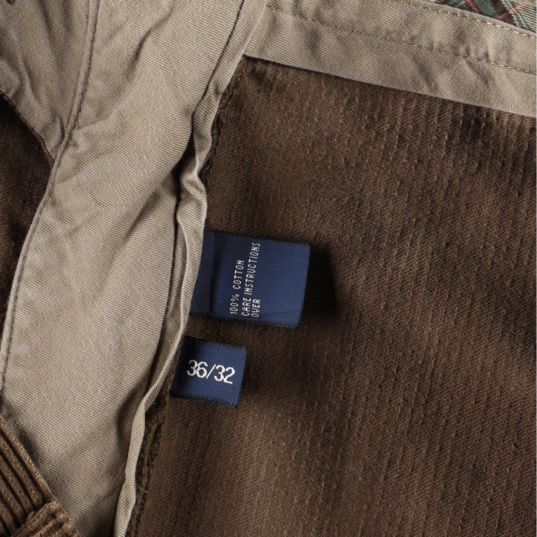 Ralph Lauren POLO by Ralph Lauren Corduroy Pants Men's W36 cotton brown type Vintage Second Hand