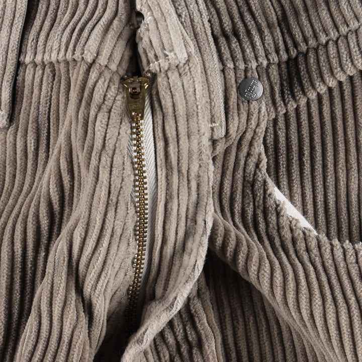 1990'S Levi's Silver Tab Baggy Corduroy Pants, Made in USA, Men's Size W31 (approx.), Vintage cotton beige type brown Vintage Second Hand