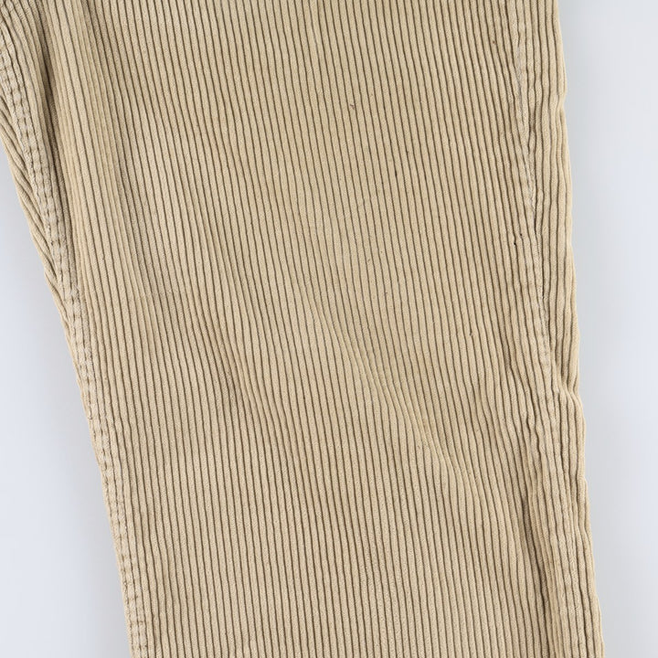 1990'S Levi's 00505-0276 Corduroy Pants, Made in USA, Men's Size W36 (approx.) cotton Beige type Vintage Second Hand