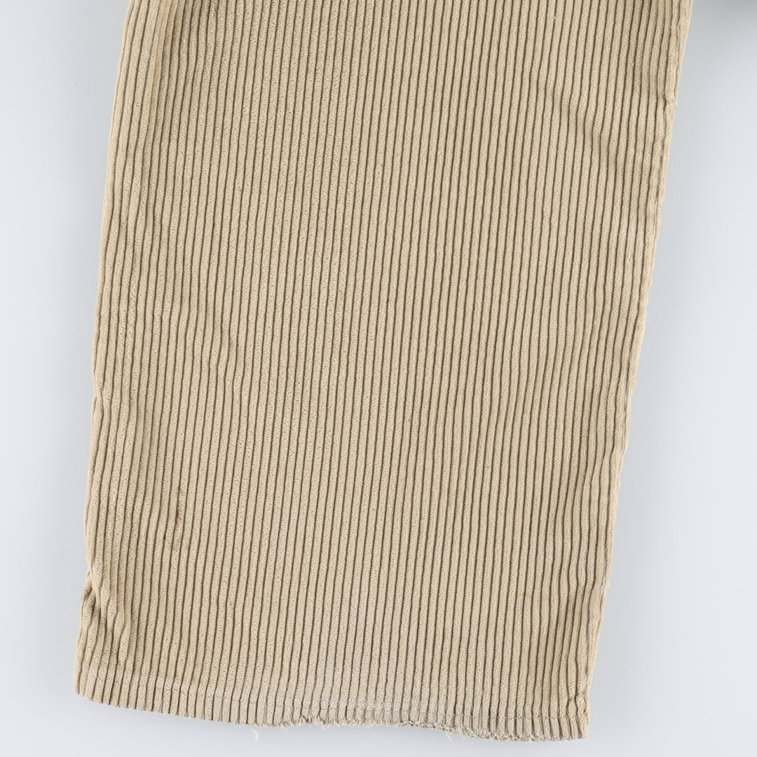 1990'S Levi's 00505-0276 Corduroy Pants, Made in USA, Men's Size W36 (approx.) cotton Beige type Vintage Second Hand