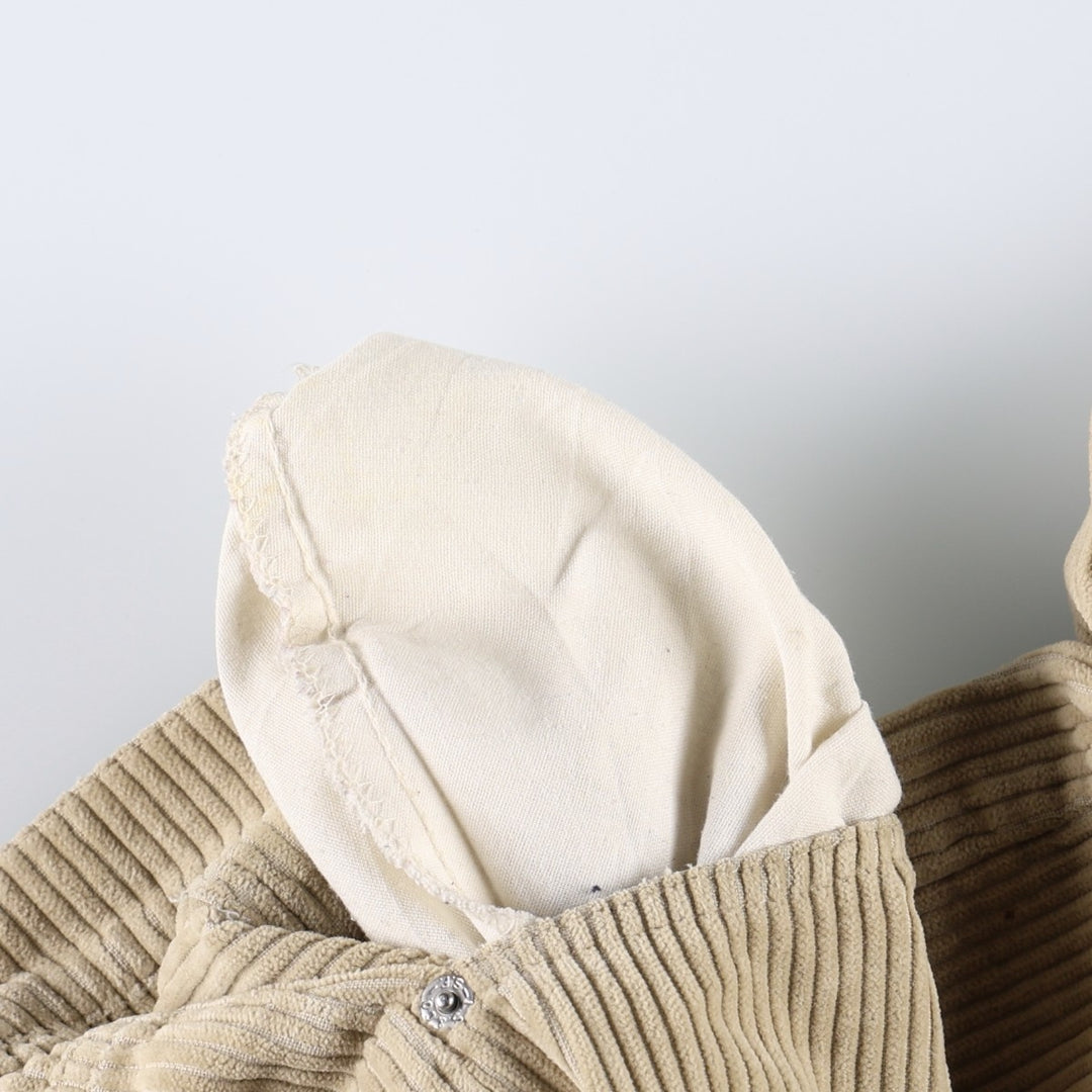 1990'S Levi's 00505-0276 Corduroy Pants, Made in USA, Men's Size W36 (approx.) cotton Beige type Vintage Second Hand