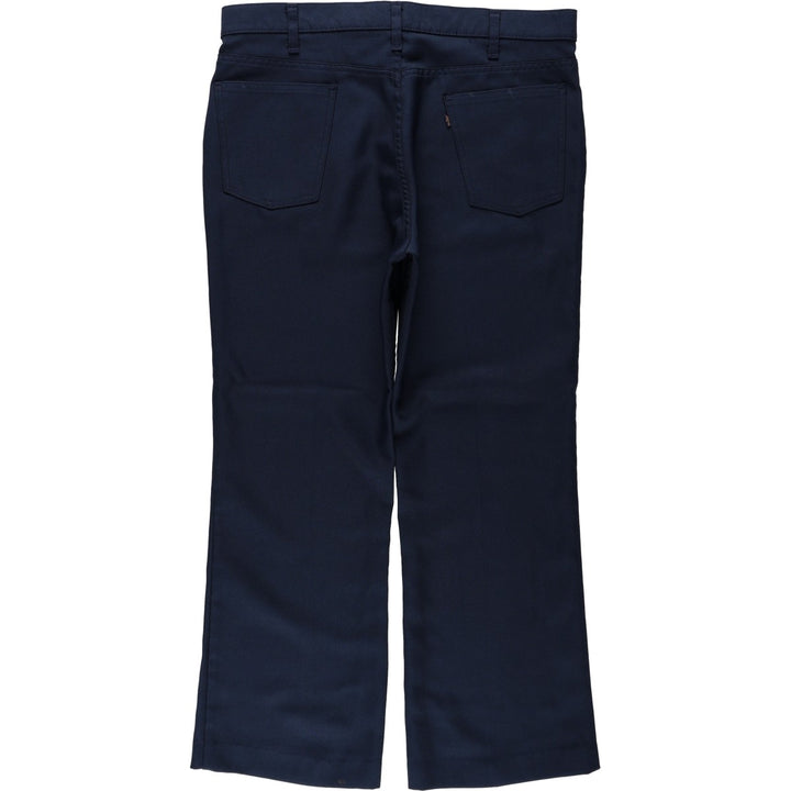 70s-80'S Levi's 10517-5117 Flare Pants, Men's W37 (approx.), Vintage unclear navy blue type Vintage Second Hand