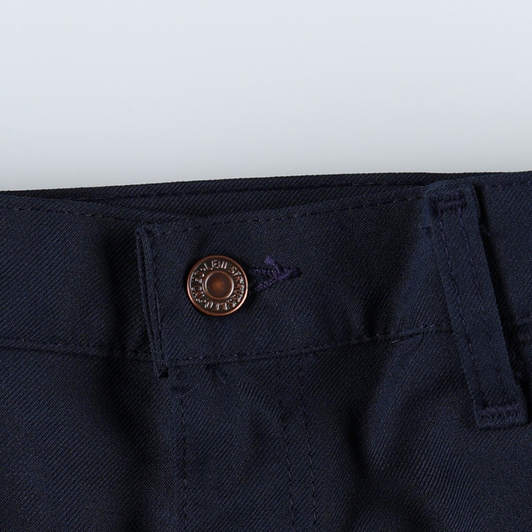 70s-80'S Levi's 10517-5117 Flare Pants, Men's W37 (approx.), Vintage unclear navy blue type Vintage Second Hand