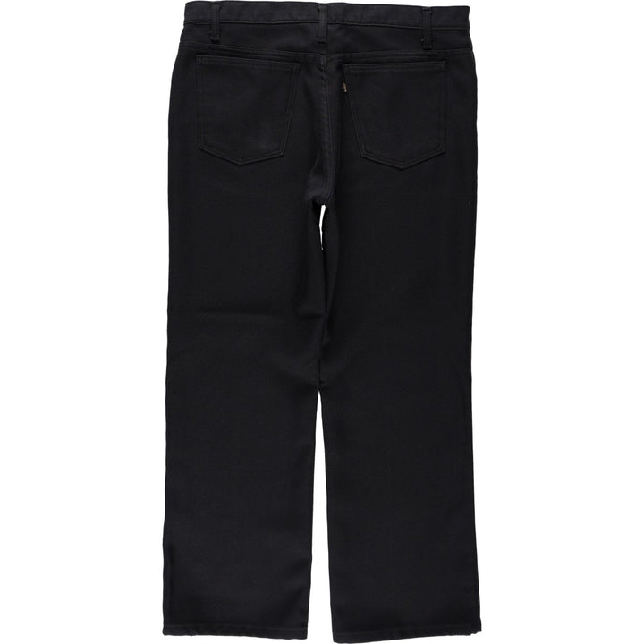 ~1990'S Levi's 10517-6159 Slacks Pants, Made in USA, Men's W36 (approx.), Vintage polyester black type Vintage Second Hand