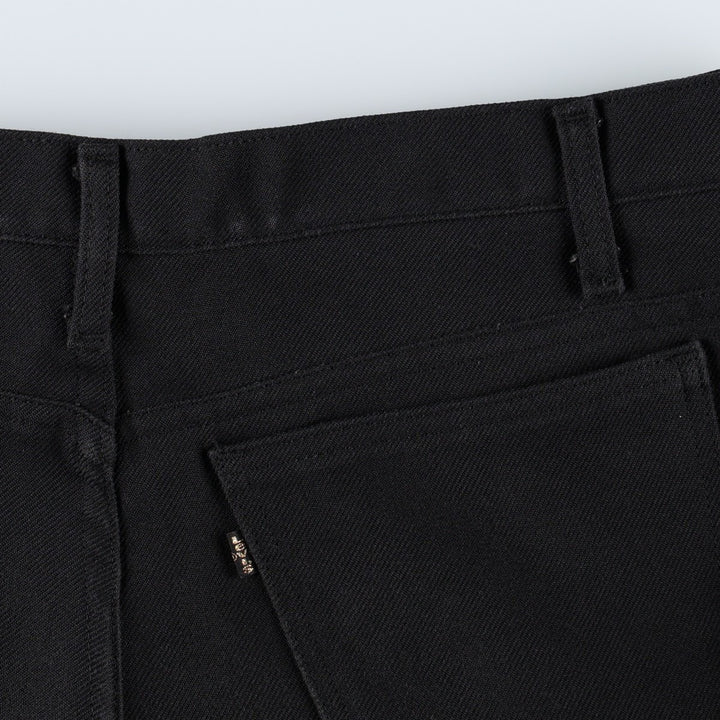 ~1990'S Levi's 10517-6159 Slacks Pants, Made in USA, Men's W36 (approx.), Vintage polyester black type Vintage Second Hand