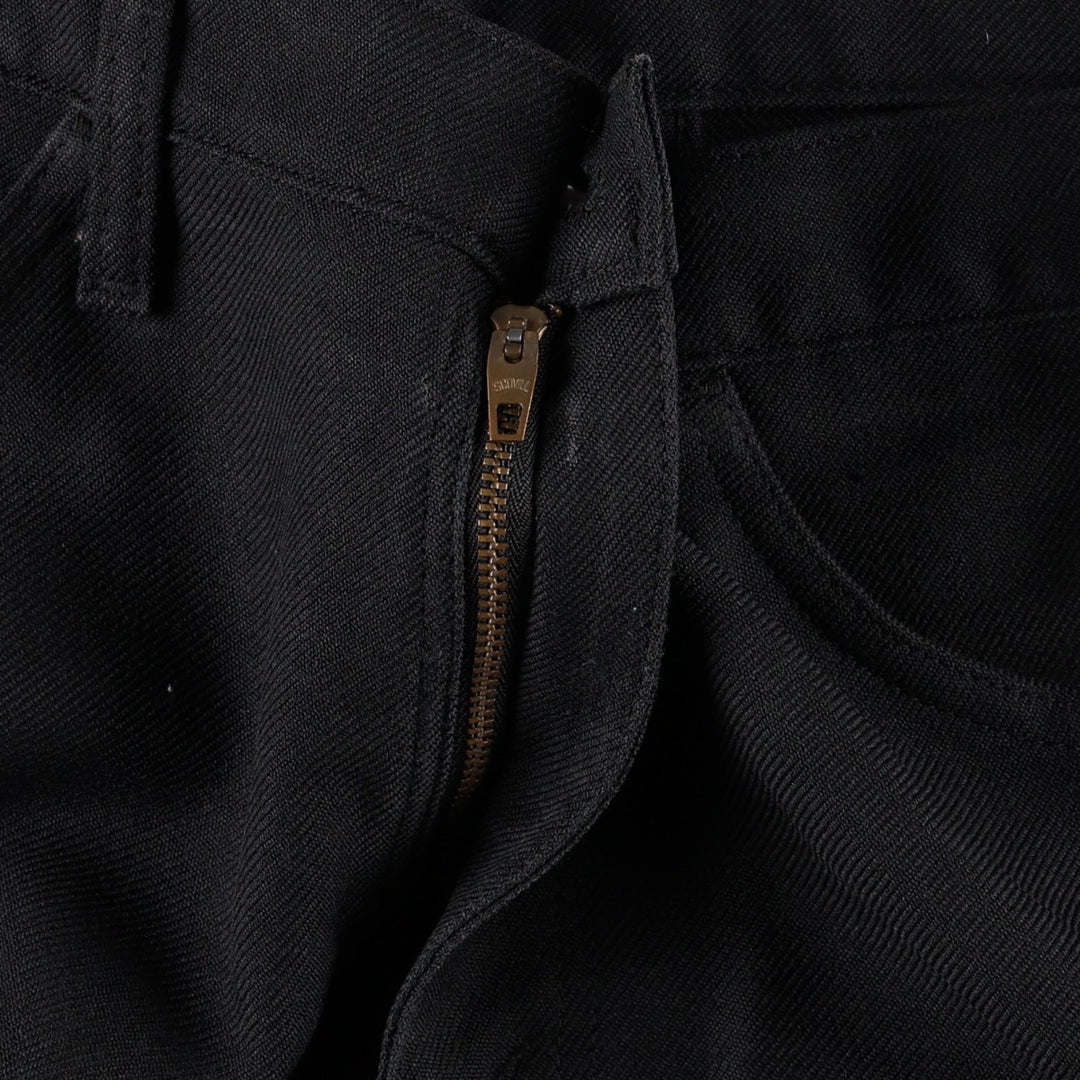 ~1990'S Levi's 10517-6159 Slacks Pants, Made in USA, Men's W36 (approx.), Vintage polyester black type Vintage Second Hand