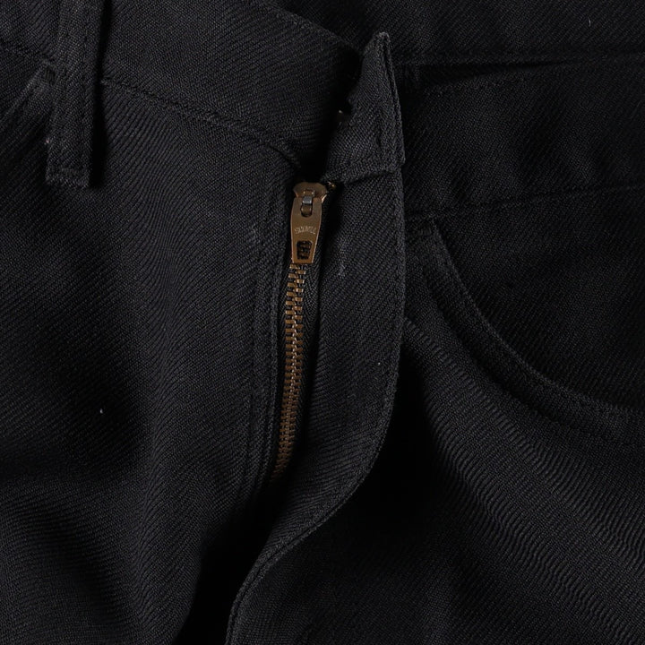 ~1990'S Levi's 10517-6159 Slacks Pants, Made in USA, Men's W36 (approx.), Vintage polyester black type Vintage Second Hand